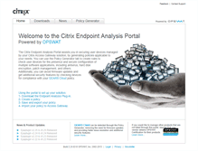 Tablet Screenshot of citrix.opswat.com